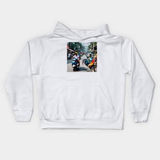 Philippines Scooter Scene Kids Hoodie